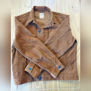 Gap Brown Corduroy Lightweight Jacket Medium